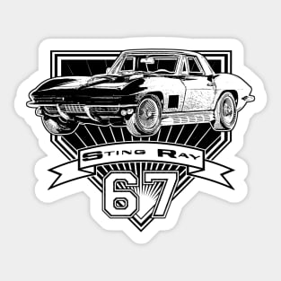 1967 Corvette Stingray Sticker